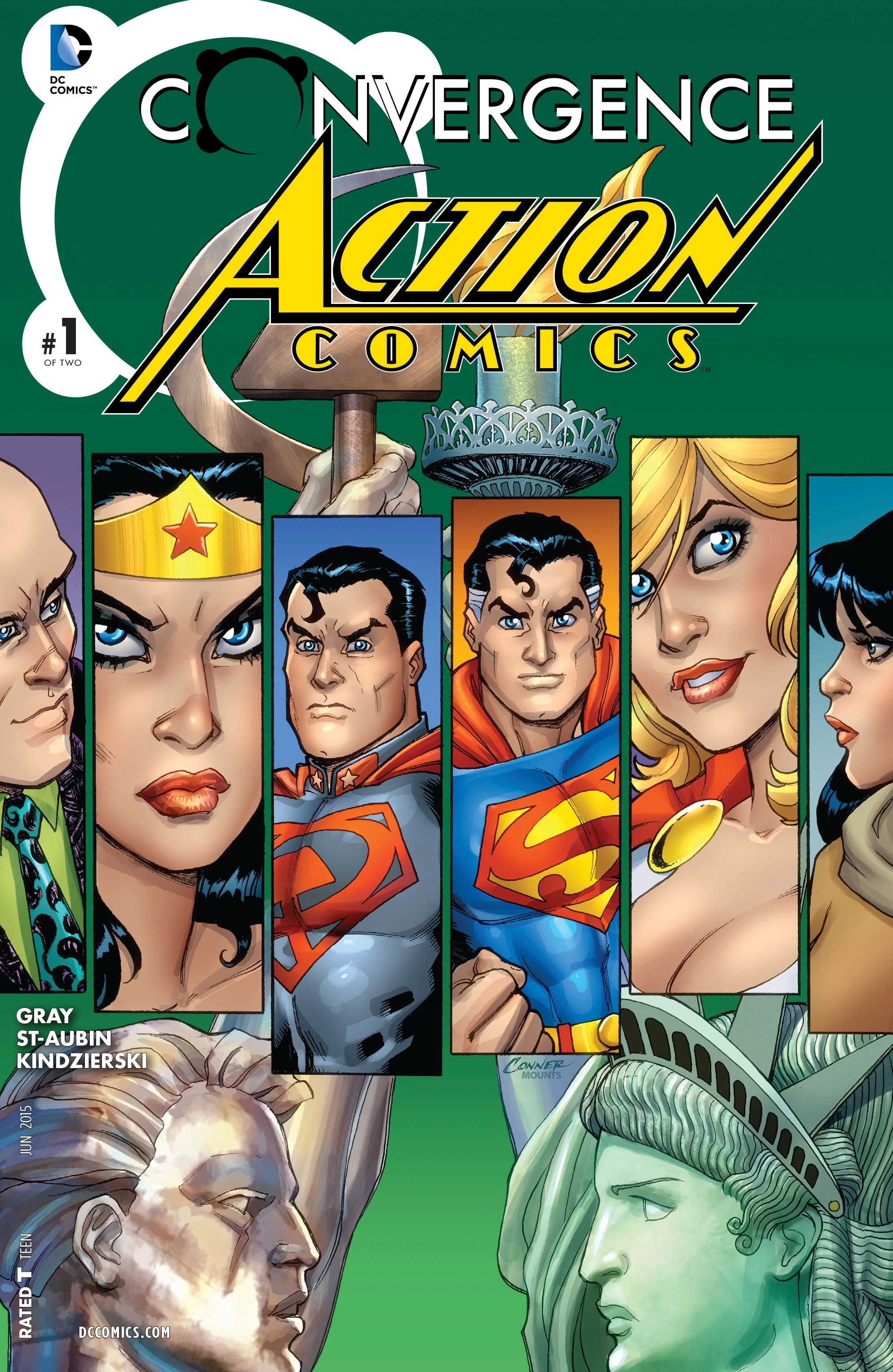 Convergence: Action Comics #1 (DC, 2015 — Cover A) cover